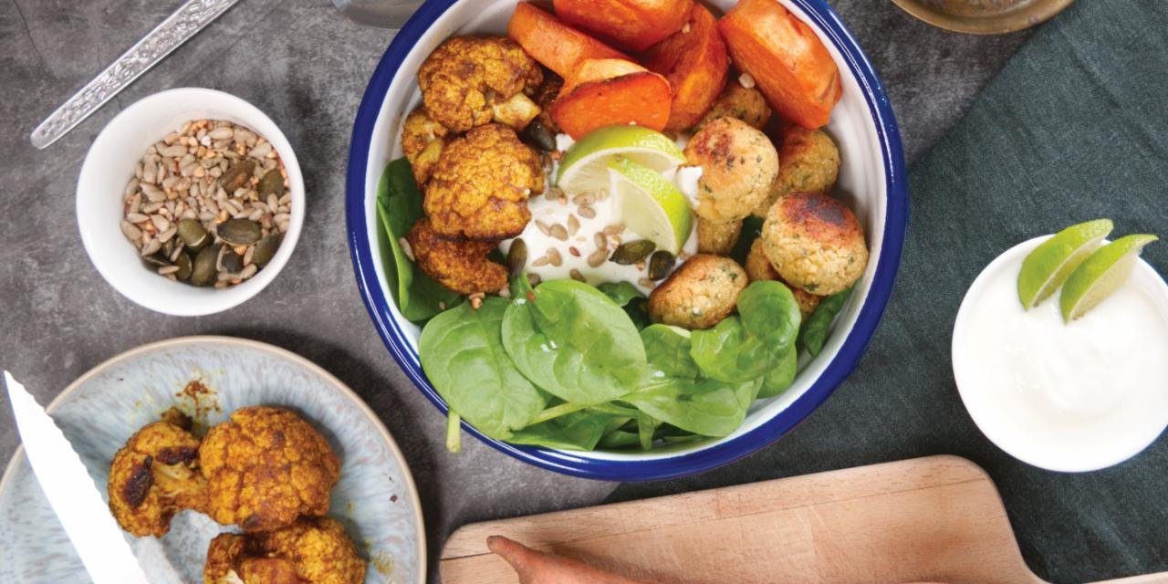 Stimmungsbild für Kategorie Bratlinge. Falaffelbowl