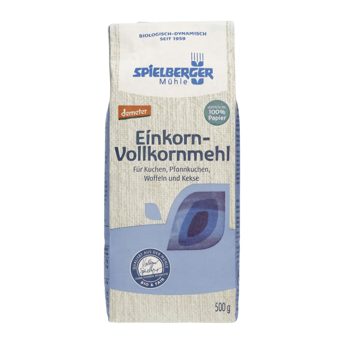Einkorn-Vollkornmehl, demeter