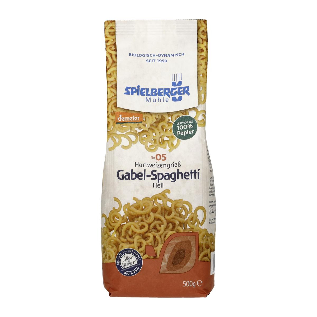 Gabel-Spaghetti, Hartweizen, demeter