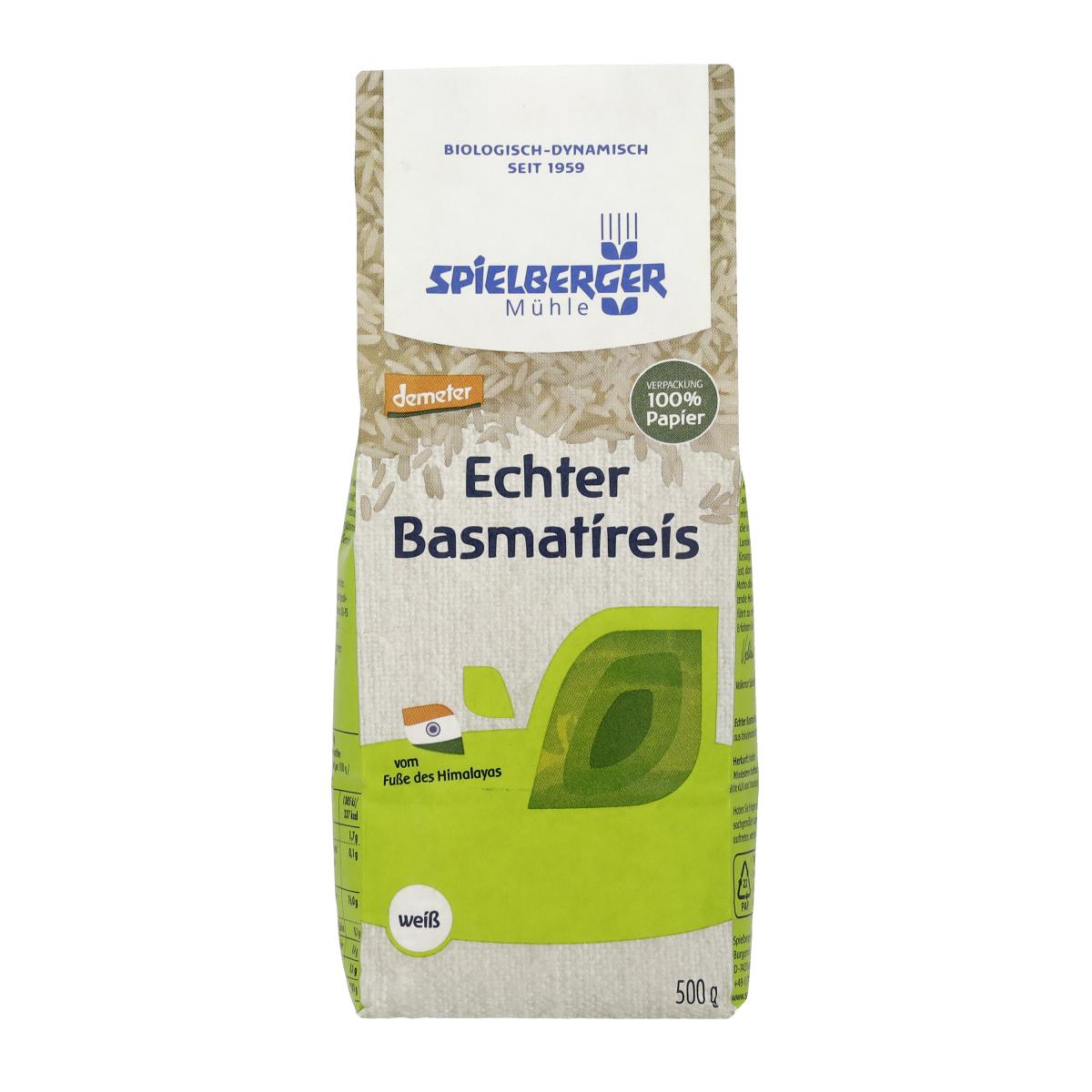 Echter Basmatireis, weiß, demeter