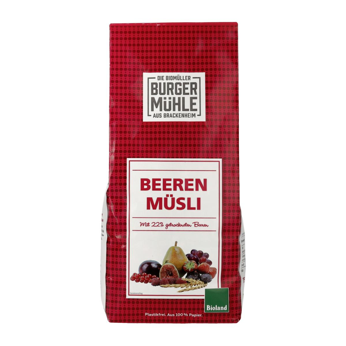 Beeren Müsli, bioland