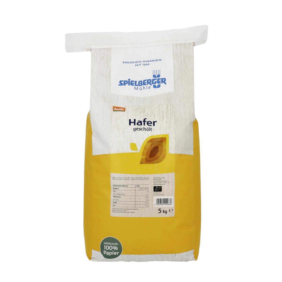 Hafer, geschält, demeter