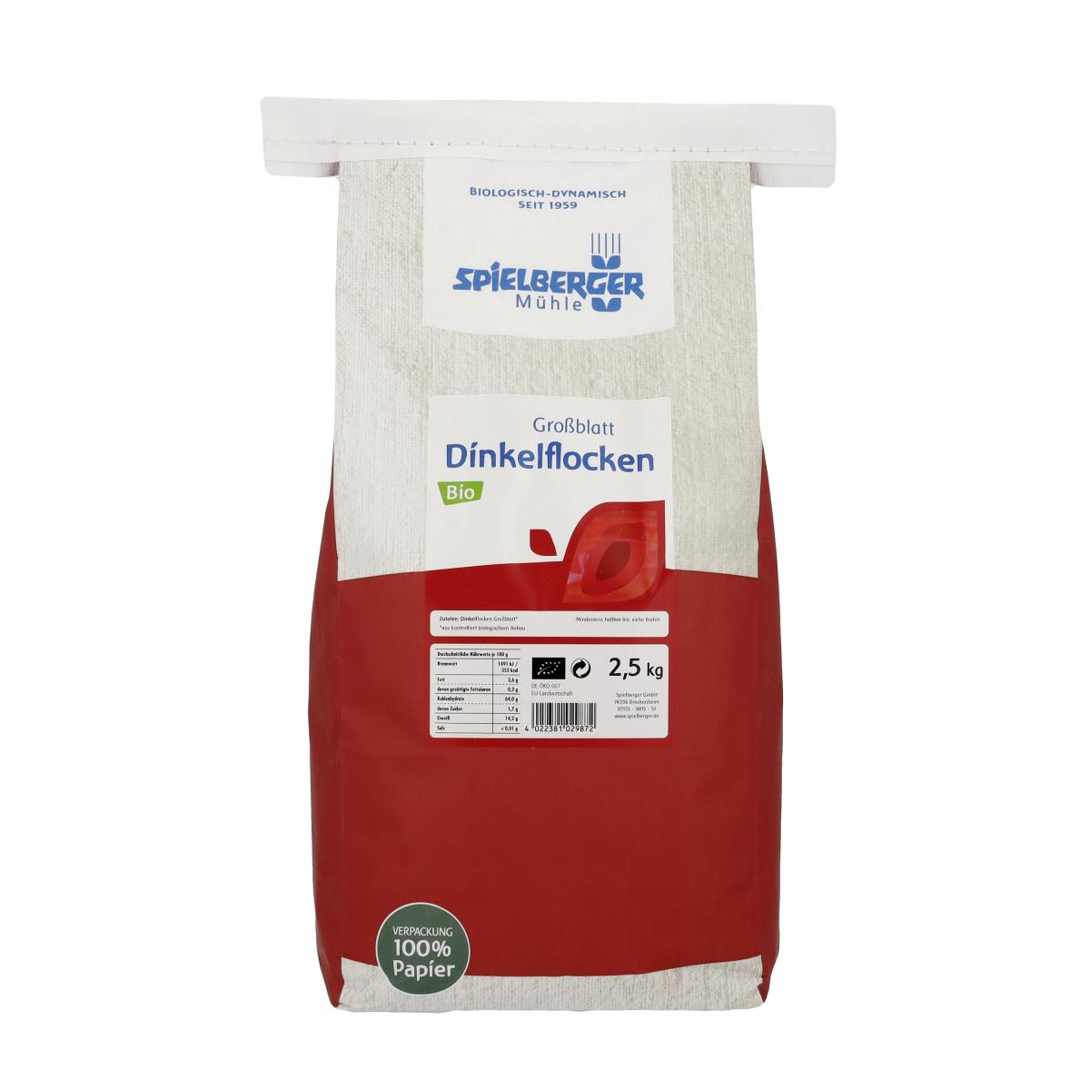 Dinkelflocken Großblatt, kbA