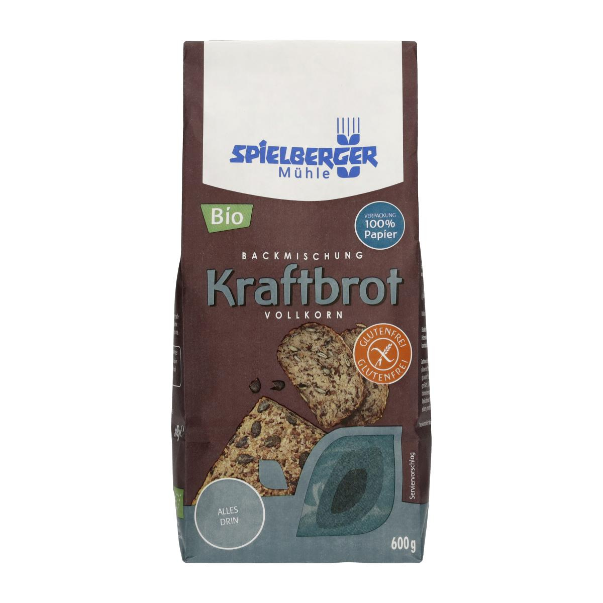 Kraftbrot Backmischung, glutenfrei, kbA