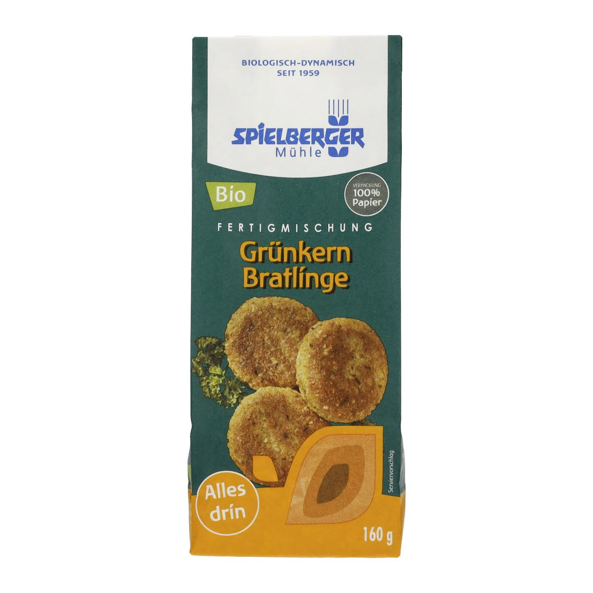 Grünkern Bratlinge, Fertigmischung, kbA