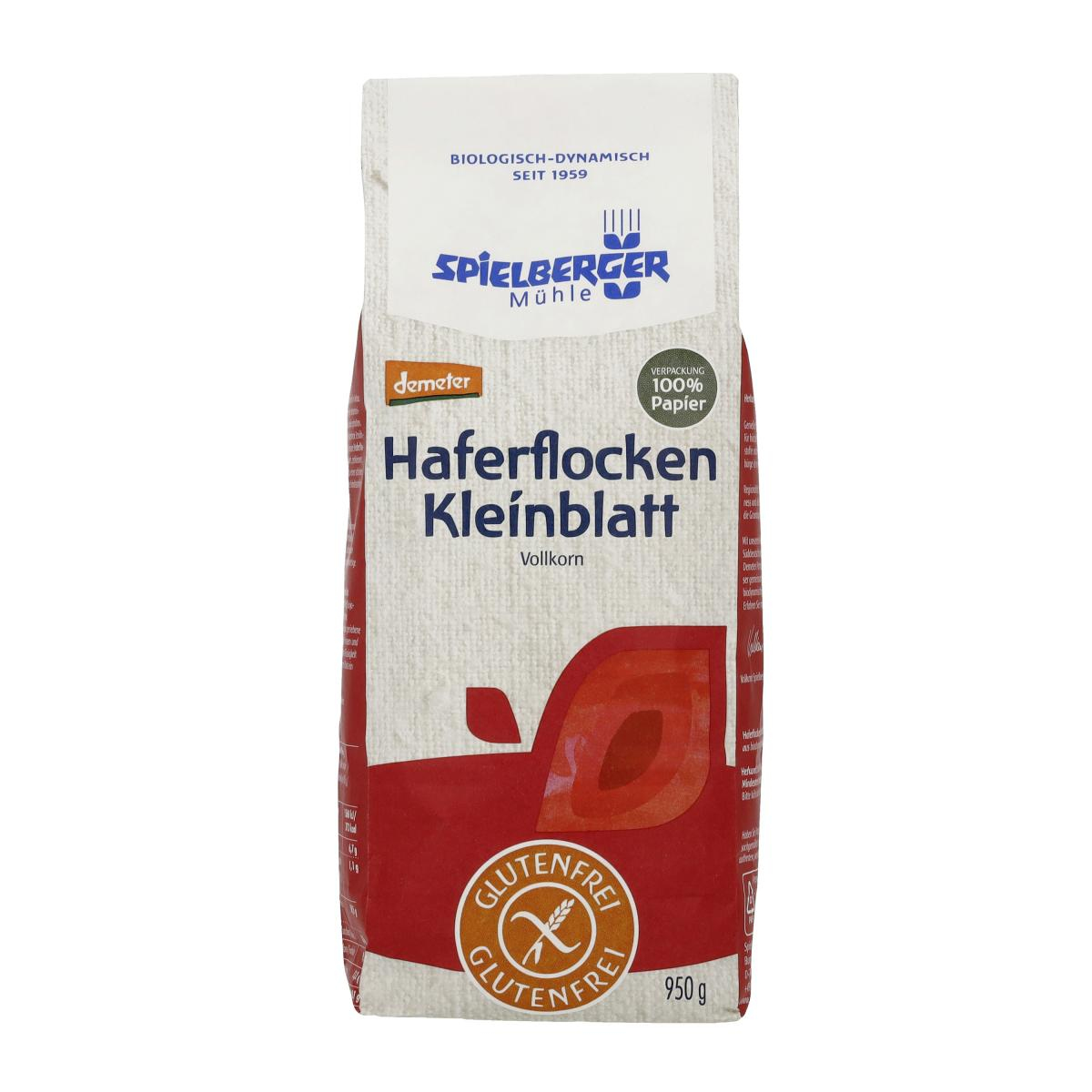 Haferflocken Kleinblatt, glutenfrei, demeter