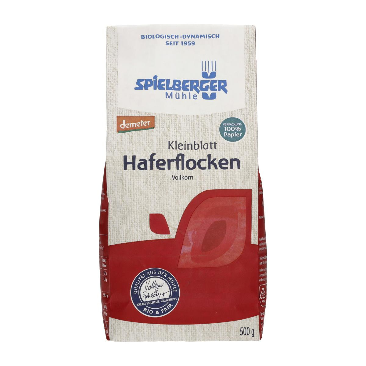 Haferflocken Kleinblatt, demeter