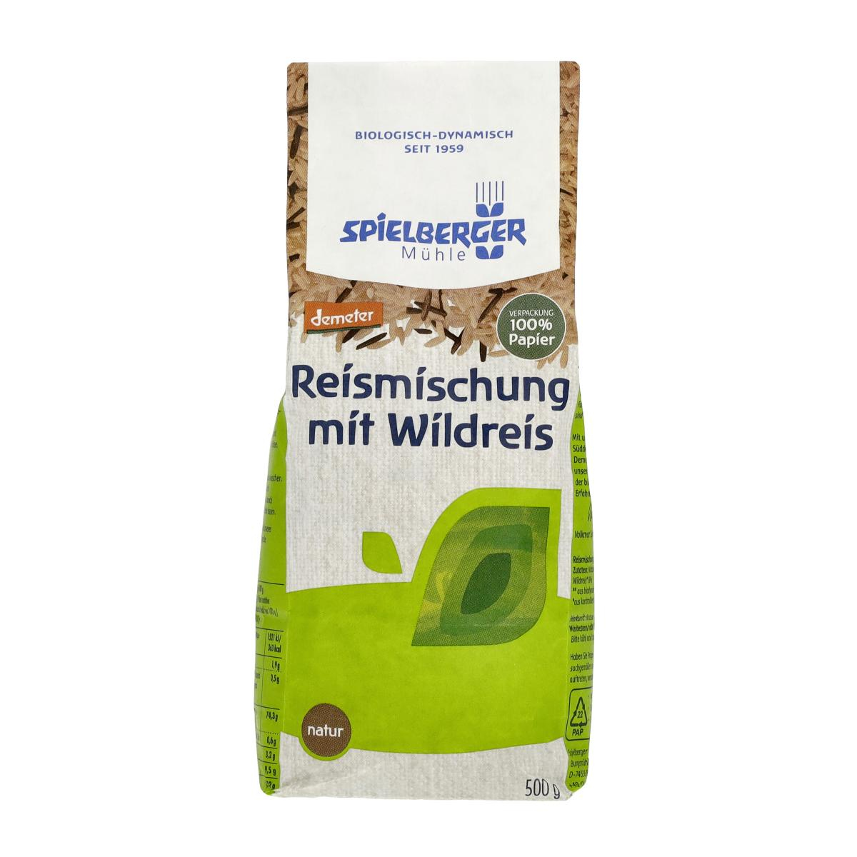 Reismischung mit Wildreis, natur, demeter