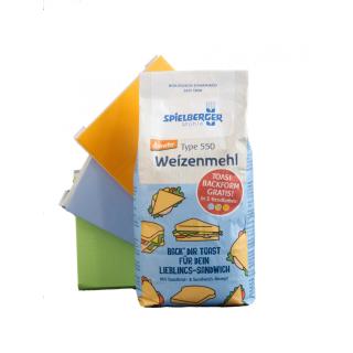 Weizenmehl Type 550 m. Papierbackform KAMPAGNE, demeter