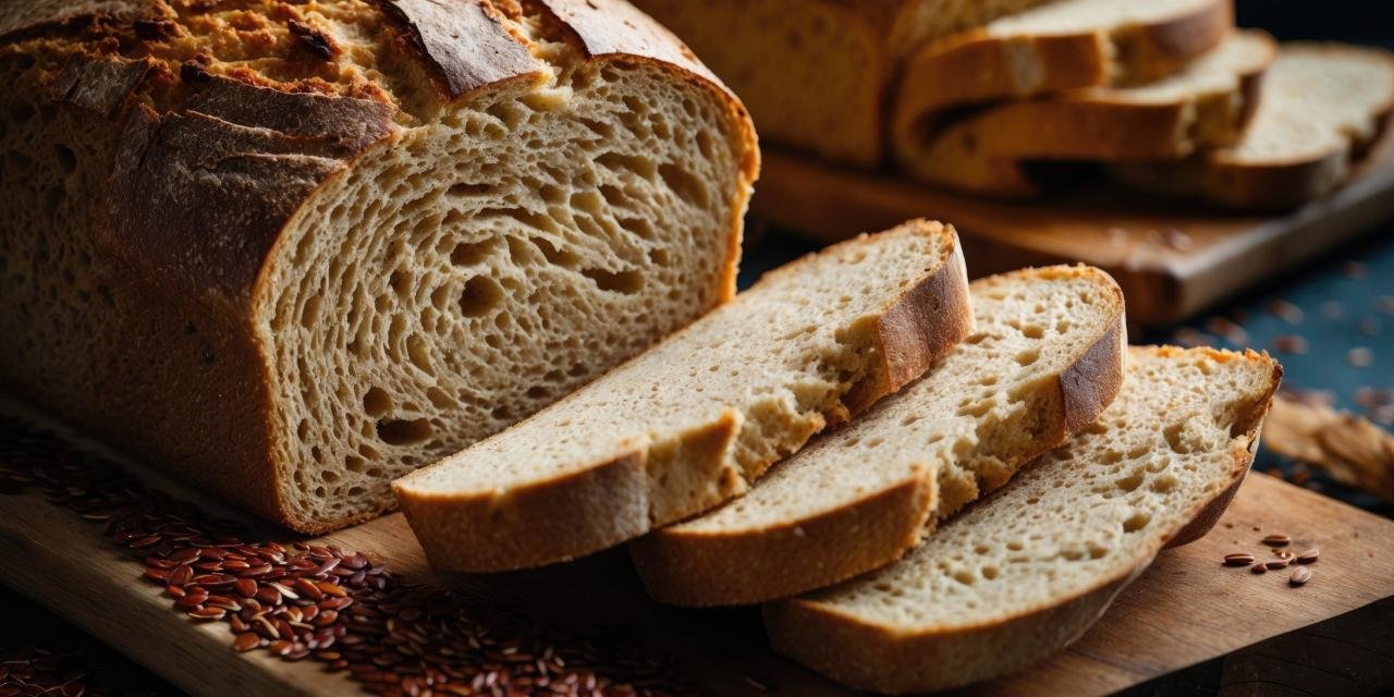 Stimmungsbild für Kategorie Glutenfreie Produkte. Aufgeschnittenes Brot