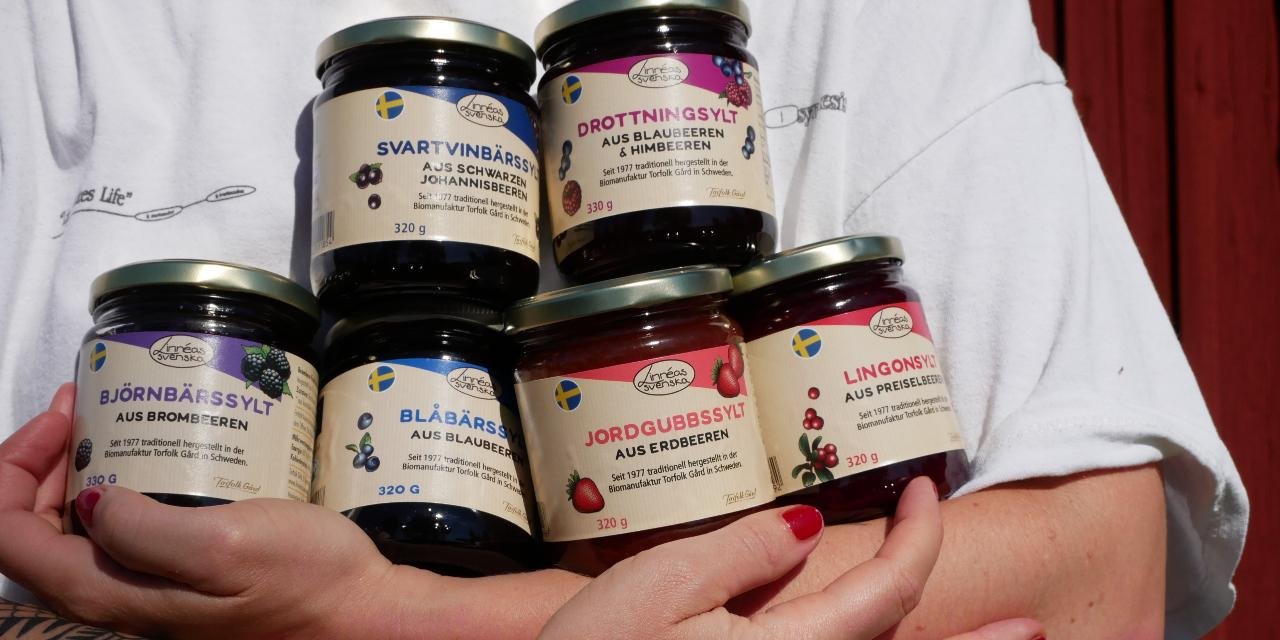 Stimmungsbild für Kategorie Linnéas svenska Sylt. Marmeladen auf dem Arm