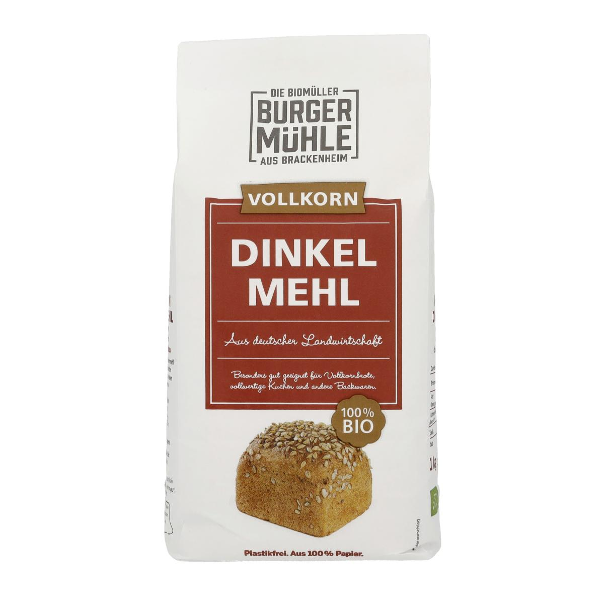 BM Bio-Dinkelmehl Vollkorn, Bioland Burgermühle