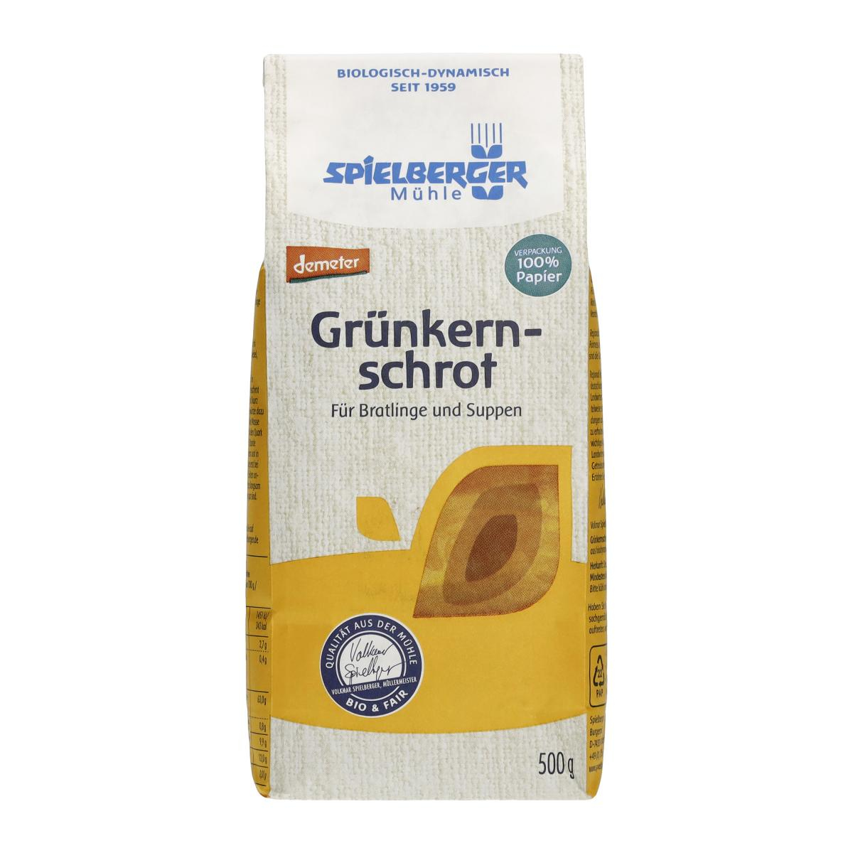 Grünkernschrot, demeter