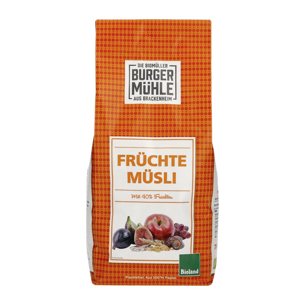 Früchte Müsli, bioland