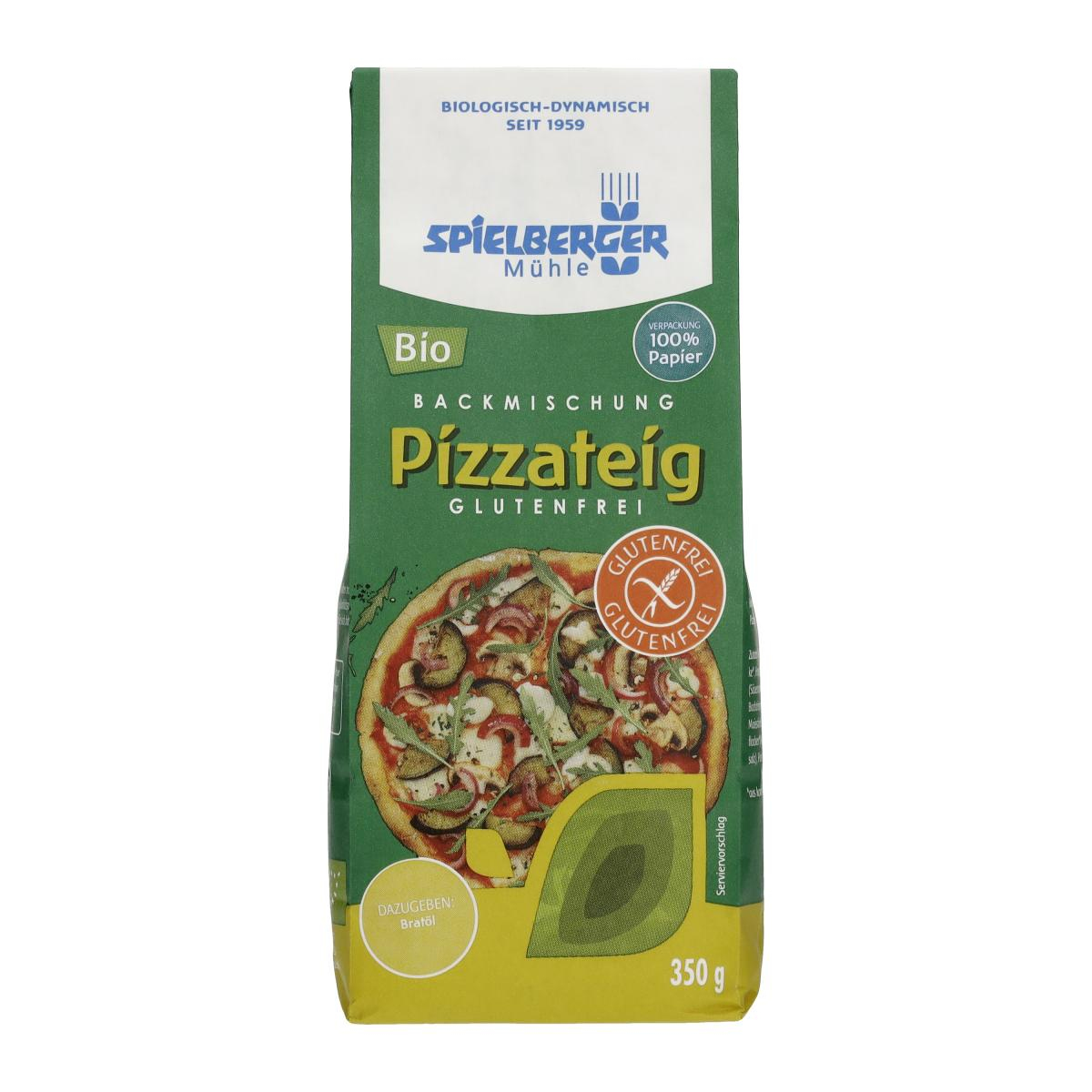 Pizzateig Backmischung, glutenfrei, kbA