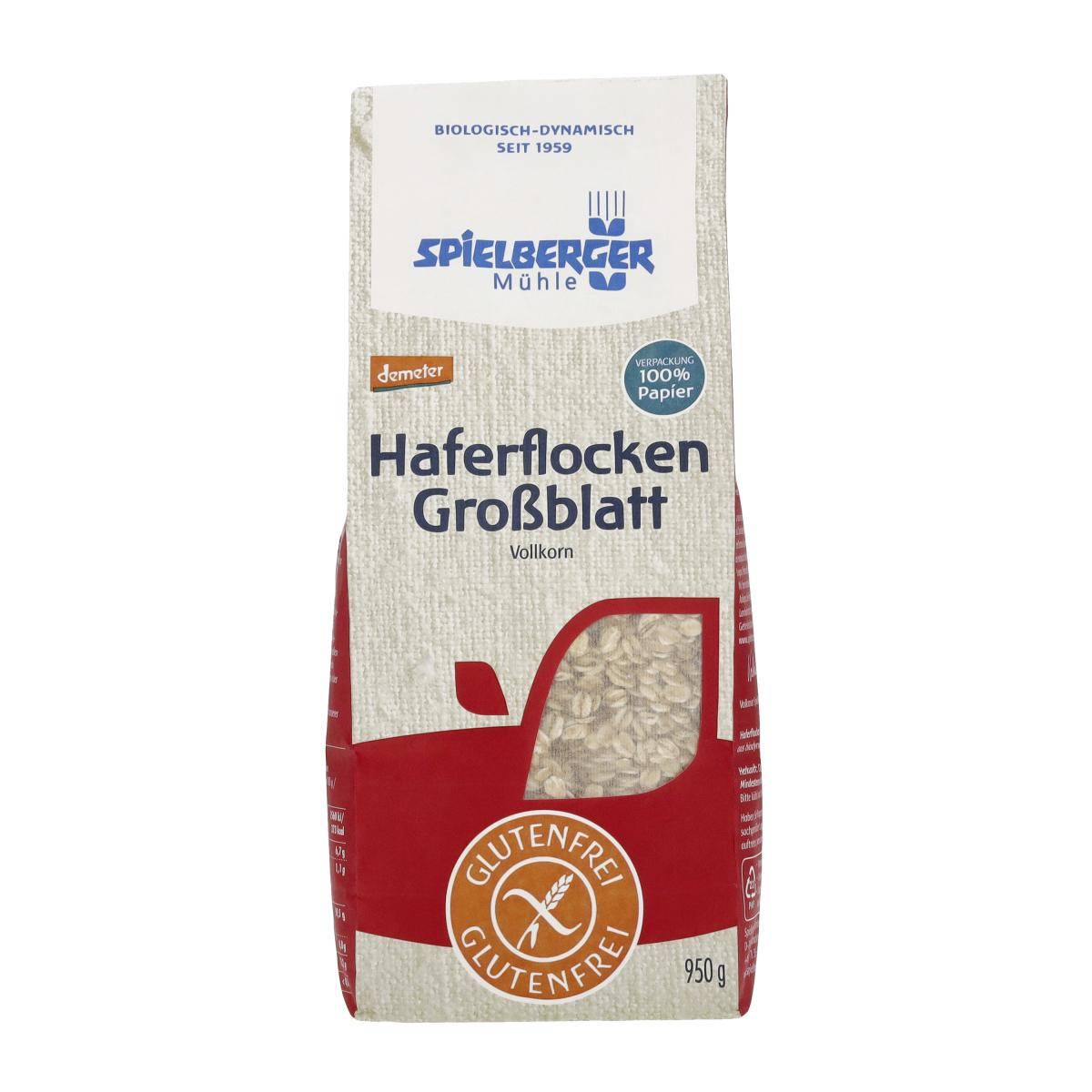 Haferflocken Großblatt, glutenfrei, demeter