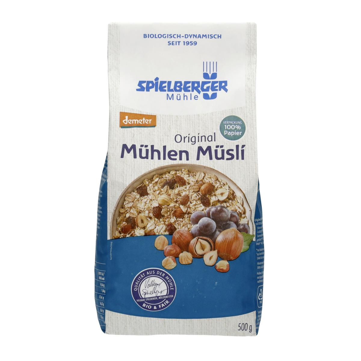Original Mühlen Müsli, demeter