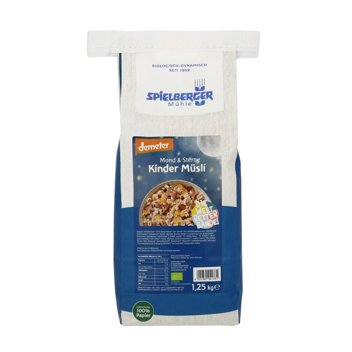 Mond & Sterne Kinder Müsli, demeter