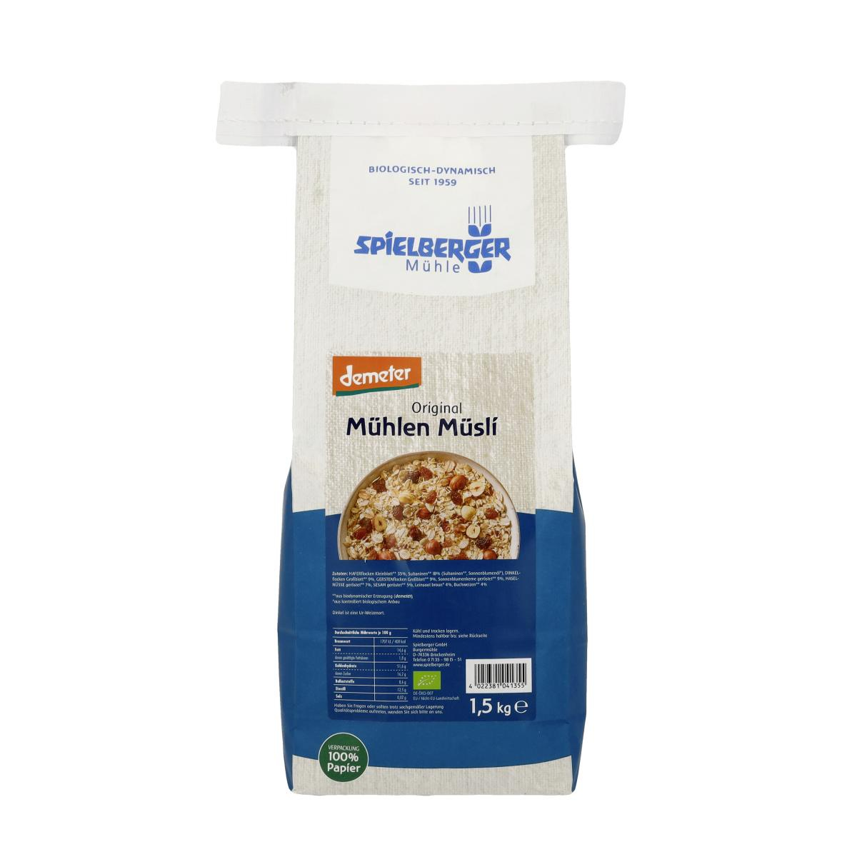 Original Mühlen Müsli, demeter