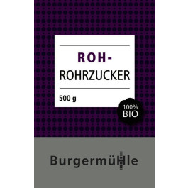 Burgermühle Roh-Rohrzucker 500g