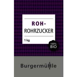 Burgermühle Roh-Rohrzucker hell 1kg